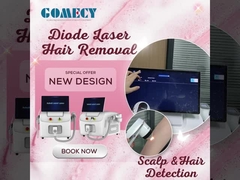 دستگاه لیزر موهای زائد Gomecy Faery Pro Diode با قابلیت تشخیص مو و پوست سر